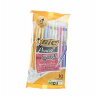 BiC Xtra Sparkle Mechanical Pencil, 0.7 mm, #2, 10 Ct