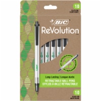 BIC Revolution Retractable Ball Pens - Black