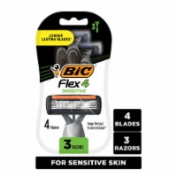 BIC® Flex 4™ Sensitive Men's Razors Perspective: Main