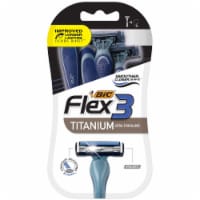 Bic® Flex3™ Men's Titanium Disposable Razors Perspective: Main