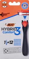 Bic Hybrid Comfort 3 Disposable Men's Razor and Cartridges