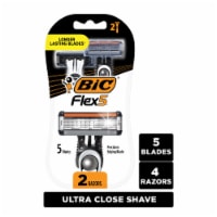 BIC® Flex 5™ Men's Ultra-Thin Blade Disposable Razors Perspective: Main