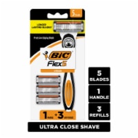 BIC® Flex 5™ Men's Disposable Razor & Cartridges Perspective: Main