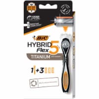 BIC® Flex5 Hybrid Men's Disposable Razor & Cartridges