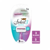 BIC® Soleil® 3 Sensitive Razors Perspective: Main