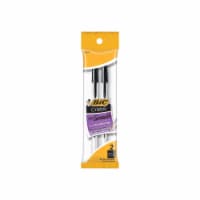 Bic Cristal Xtra Smooth Ballpoint Pens, Black Ink 2 ea