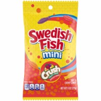 Swedish Fish Mini Crush Fruit Mix Soft & Chewy Candy Perspective: Main
