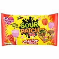 Sour Patch Kids Lollipops with Sour Candy Dipping Powder