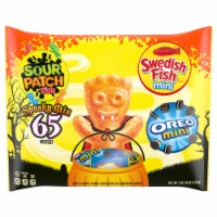 Sour Patch Kids Swedish Fish & Oreo Mini Treat Size Spooky Mix Halloween Candy