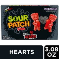 Sour Patch Kids Black Raspberry Valentine Soft Candy Hearts