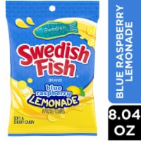 SWEDISH FISH Blue Raspberry Lemonade Soft & Chewy Candy Bag Perspective: Main