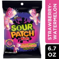SOUR PATCH KIDS Glow Ups Strawberry-Watermelon Soft & Chewy Candy Perspective: Main