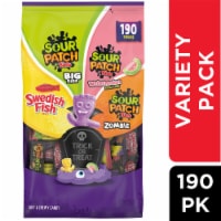 SOUR PATCH KIDS and SWEDISH FISH Soft & Chewy Halloween Candy Variety Pack Perspective: Main