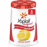 Yoplait Original Low Fat Lemon Burst Yogurt Cup Perspective: Main