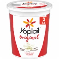 Yoplait Original Vanilla Low Fat Smooth Style Yogurt Tub