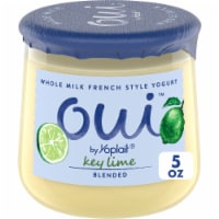 Oui by Yoplait Gluten Free French Style Key Lime Whole Milk Yogurt Glass Jar Perspective: Main