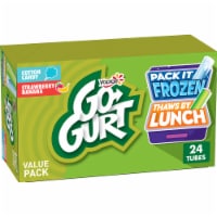 Groot GURT Go-GURT Fat Free Cotton Candy and Strawberry Banana Yogurt Tubes