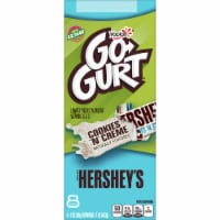 Go-Gurt Hershey's Cookies 'N' Creme Flavored Low Fat Yogurt Tubes Perspective: Main