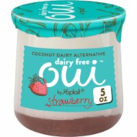 Oui by Yoplait Strawberry Dairy Free Yogurt Alternative Jar Perspective: Main