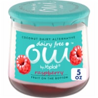 Oui by Yoplait Coconut Based Dairy Free Alternative Raspberry Yogurt Glass Jar