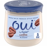 Oui by Yoplait Coffee Whole Milk French Style Yogurt Jar Perspective: Main