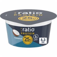 Ratio Protein Coconut Yogurt Cultured Dairy Snack Perspective: Main