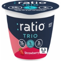 Ratio Trio Strawberry Yogurt Cultured Dairy Keto Friendly Snack Cup Perspective: Main