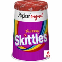 Yoplait Original Skittles Wild Berry Low Fat Yogurt Cup Perspective: Main