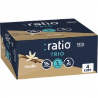 Ratio Trio Vanilla Yogurt Cultured Dairy Keto Friendly Snack Cups Perspective: Main