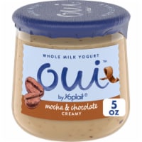 Oui by Yoplait Gluten Free French Style Mocha & Chocolate Whole Milk Yogurt Glass Jar