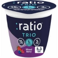 Ratio Keto Mixed Berry Ultra Filtered Nonfat Yogurt Cup