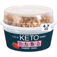 Ratio Keto Friendly Strawberry Yogurt Cultured Dairy Snack With Granola