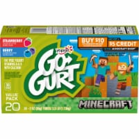 Go Gurt Berry and Strawberry Low Fat Yogurt