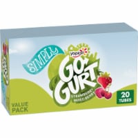 Go GURT Strawberry and Mixed Berry Kids Fat Free Yogurt Tubes Perspective: Main