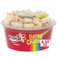 Yoplait Low Fat Vanilla Kids Yogurt & Lucky Charms Cereal Snack
