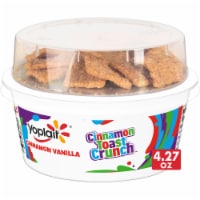 Yoplait Low Fat Vanilla Kids Yogurt & Cinnamon Toast Crunch Cereal Snack