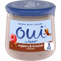 Oui by Yoplait Raspberry Chocolate Chip French Style Yogurt