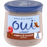 Oui by Yoplait Raspberry Chocolate Chip French Style Yogurt