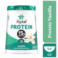 Yoplait Protein Vanilla Yogurt Cultured Dairy Snack Cup Perspective: Main