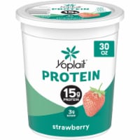 Yoplait Protein Strawberry Yogurt Cultured Dairy Snack Perspective: Main