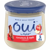 Oui by Yoplait Cinnamon & Apple Whole Milk Yogurt Perspective: Main