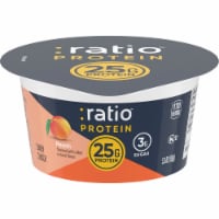 Ratio Protein Peach Yogurt Cultured Dairy Snack