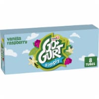 Go GURT Vanilla and Raspberry Kids Low Fat Yogurt Tubes Perspective: Main