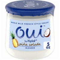 Oui by Yoplait Pina Colada Whole Milk French Style Yogurt Perspective: Main