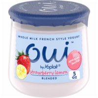 Oui by Yoplait Special Batch Strawberry Lemon Whole Milk French Style Yogurt Perspective: Main