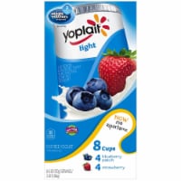 Yoplait Light Fat Free Yogurt Variety Pack of Blueberry Patch and Strawberry Perspective: Main