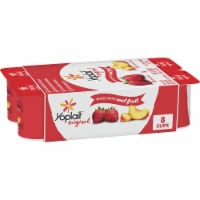 Yoplait Original Low Fat Strawberry & Harvest Peach Yogurt Pack