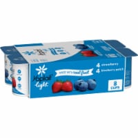 Yoplait Light Fat Free Strawberry and Blueberry Yogurt Pack
