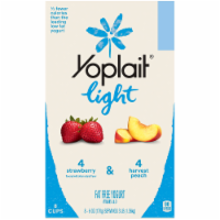 Yoplait Light Harvest Peach & Strawberry Yogurt Perspective: Main