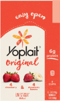 Yoplait Original Strawberry and Banana Yogurt Perspective: Main